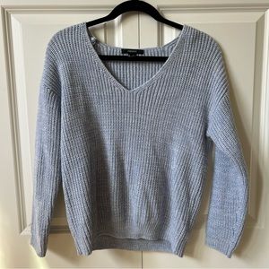 baby blue forever 21 sweater